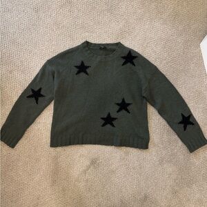 Rails Perci Olive Black Stars Sweater